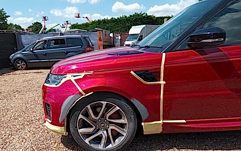 Professional bumper scuff repair in Borehamwood