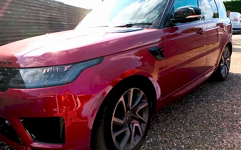 Range Rover Sport - Professional Bumper Restoration and Surface Polishing