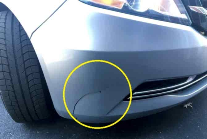 Bumper crack repair service