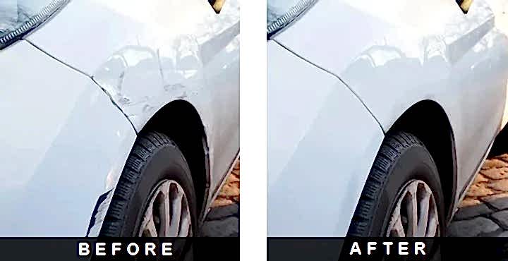 Bumper paint repair